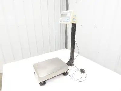 A&D FG-60KAM Digital Platform Bench Scale With Pedestal & 12X14" Base 120VAC