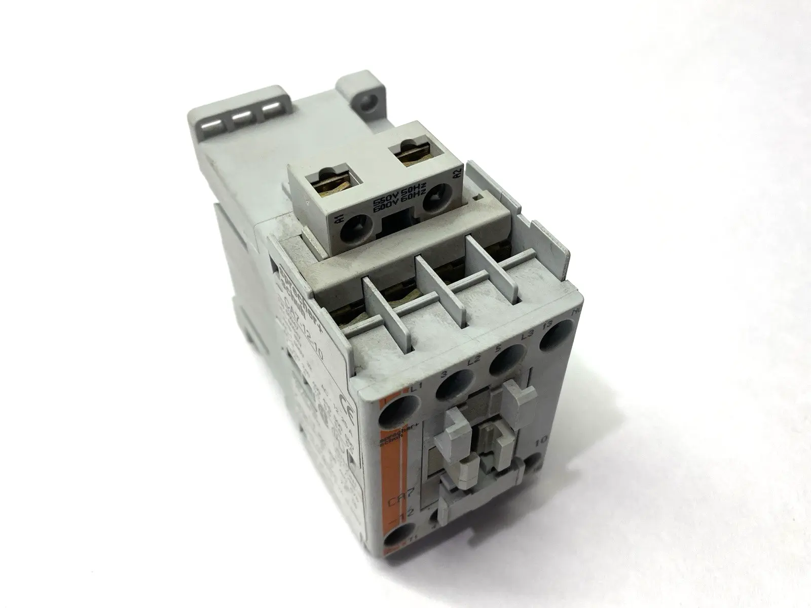 USED SPRECHER+SCHUH IEC CONTACTOR 3-POLE 12A 600VAC