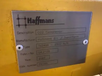 Compressor Room with Wittemann Hasselberg CO2 Packaged & Haffmans