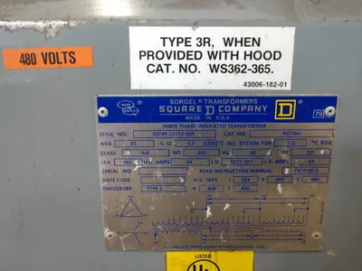 USED SQUARE D 45T76H