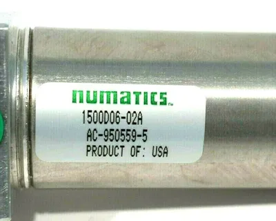 NEW NUMATICS 1500D06-02A PNEUMATIC CYLINDER 1500D0602A