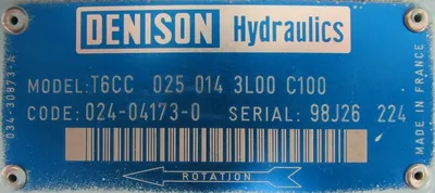 NEW DENISON 024-04173-0 HYDRAULIC PUMP T6CC-025-014-3L00-C100 024041730