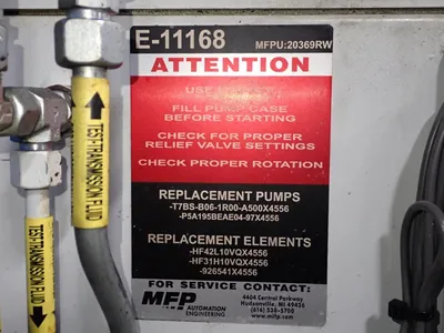 Kuka 1.5 Hp Hydraulic Unit