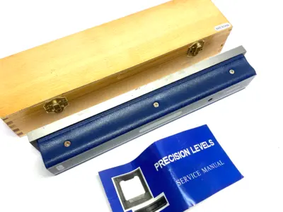 None | 12" Precision Master Level, Bar Level, 0.0005"/10" Accuracy - Open box