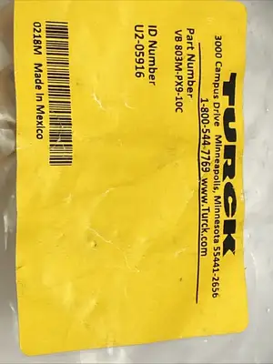 VB 803M-PX9-10C, U2-05916 | Turck VB 803M-PX9-10C Distribution Box 8-Port M8 3-Pin U2-05916 - New