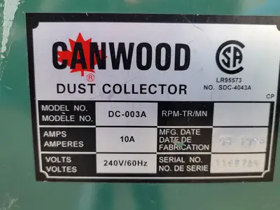 Used 1998 CANWOOD DC-003A Miscellaneous Woodworking Equipment British Columbia CA | Lenmark #1426170