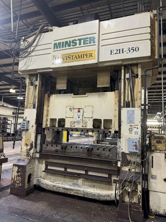 Used MINSTER E2H-350-86-47-SG HEVISTAMPER Straight Side Presses | D & D Industries #438583