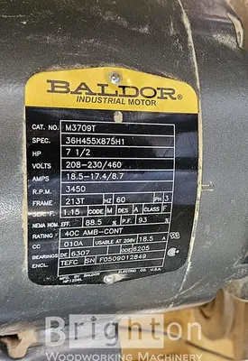 USED 2005 RITTER R1175 USED, VERY HEAVY DUTY SHAPER WITH SILVER FEEDER