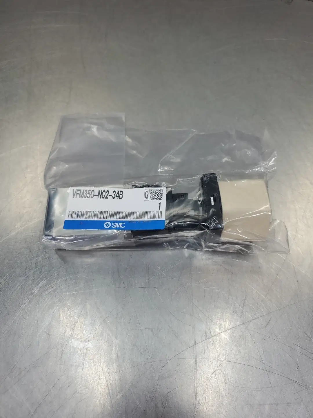 USED SMC VFM350-N02-34B Mechanical Valve, 0.15~0.9MPa