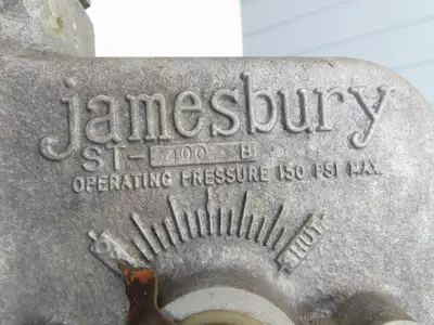 Neles Jamesbury Stainless 6" Flanged Ball Valve 316SS 150psi Pneumatic Actuator