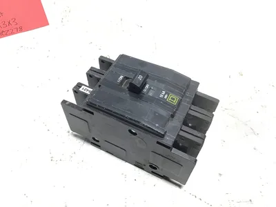 Square D 3 Pole Unit Circuit Breaker 50 Amp HACR TYPE 62