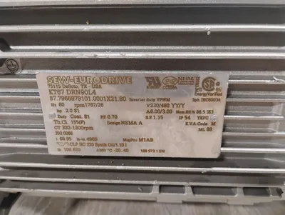 SEW-EURODRIVE KT67-DRN90L4 Motors | ESS Industrial Equipment Sales (3)