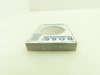 B.O.S.S. Newage HA0158 Calibration Block For Brinell Optical Scanning 3.64MM