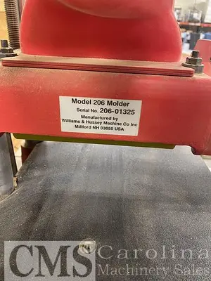 USED WILLIAMS & HUSSEY MODEL 206 MOULDER/PLANER