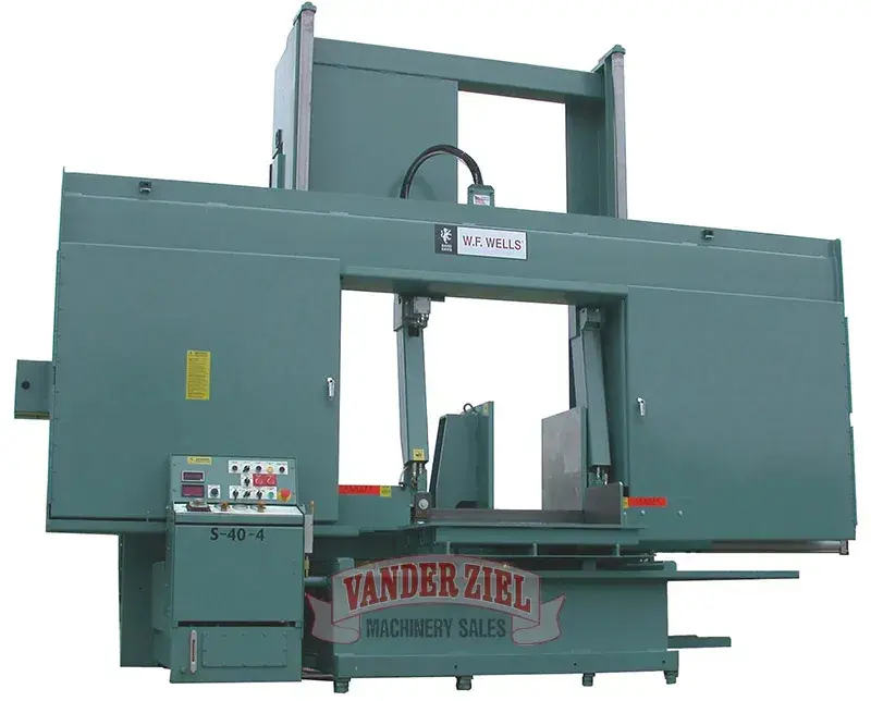 New | in-Stock W.F. WELLS S-40-4 Horizontal Band Saws Michigan US | Vander Ziel Machinery Sales #480352