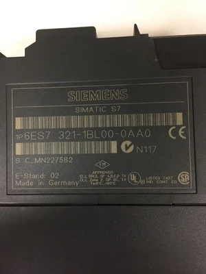 Siemens 6ES7 321-1BL00-0AA0 Eingang Modul Simatic S7-300 32POINT 24VDC Digital