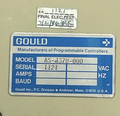 USED MODICON AS-J378-000