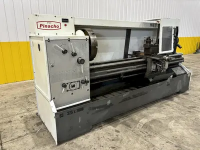 26" X 80" PINACHO MODEL #SC-325 MANUAL GAP BED ENGINE LATHE