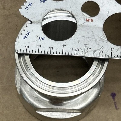 VNE 1.5" Stainless Steel Female Adapter Clamp Sanitary # ZH9822 Fast Shipping!