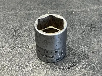 snap on fsm161 16mm 3/8 drive metric shallow 6 point chrome socket