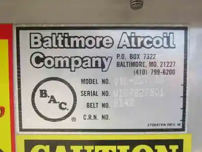 USED BALTIMORE AIRCOIL VTL-227/OX