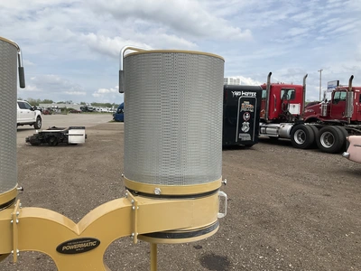 Powermatic Turbocone dual filter dust collector- missing the collection bags on both sides, 230 volt...