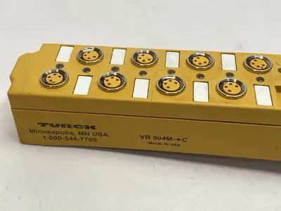 USED TURCK DISTRIBUTION BOX 8-PORT M8 4-PIN 3514U
