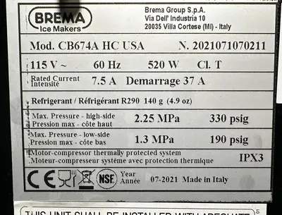 USED BREMA CB674A