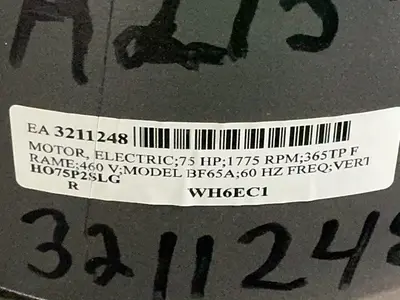Used NIDEC HD75S2SL6 Motors (misc) Ohio US | HGR 24 #1324961