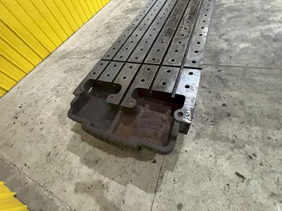 24' X 4' HEAVY DUTY T-SLOTTED PLANER MILL TABLE / FLOOR PLATE: STOCK #23014