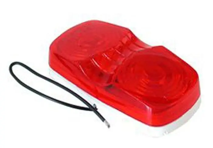 New | in-Stock AFTERMARKET 5012113 2 BULB RED SCALLOPED MARK LAMP LIGHT Misc Electrical & Power Parts Pennsylvania US | East West Machinery & Drilling #1416379