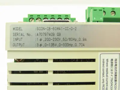 IAI SCON-CB-60WAI-CC-0-2 Single Axis Linear Servo Actuator Position Controller