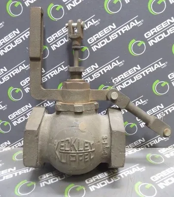 Keckley 1-1/4" Angle Globe Float Valve Type 27 Globe Pattern No Box New No Box