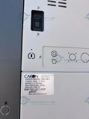 Used CARON 7001-33-1 REFRIGERATED REACH IN INCUBATOR 115V, 70C, 33 CU, FT. Incubators California US | Equipment Lab #1469374