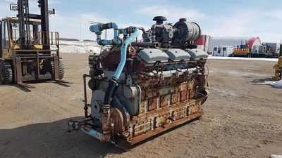 USED WAUKESHA L-3711 NATURAL GAS ENGINE