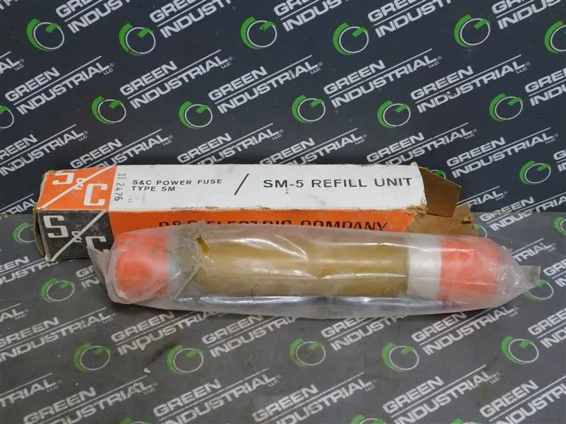 S&C 132075-R4 SM-5 Fuse Refill Unit 14.4kV Nom. 50E Amp TCC No. 153-4 New