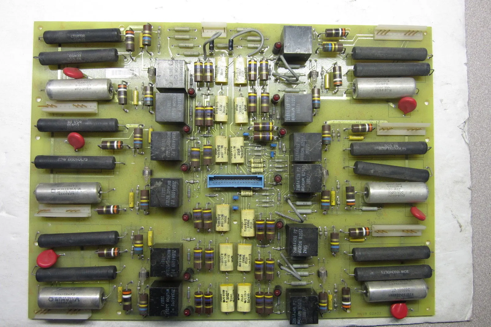 USED GENERAL ELECTRIC NHVM-6DA02 PC BOARD NHVM6DA02