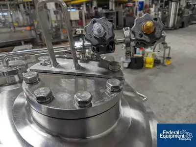 USED DCI Used 600 liter DCI Jacketed Receiver Vessel, Hastelloy C22, 45/150#