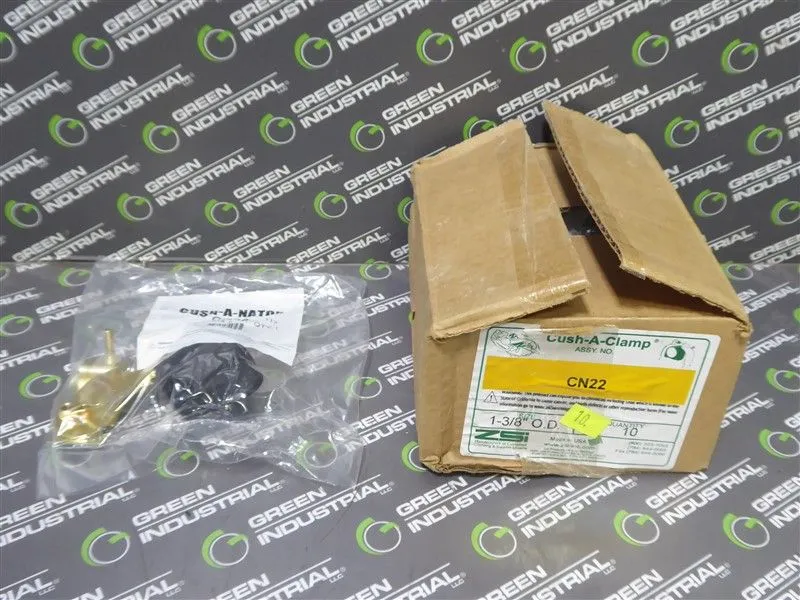 Box of 10 ZSi Cush-A-Clamp CN22 1-3/8" Cushioned Steel Clamp New NIB