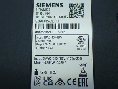 New | in-Stock SIEMENS 6SL32101KE118UF2 Variable Speed Drives Ohio US | HGR 24 #1069600