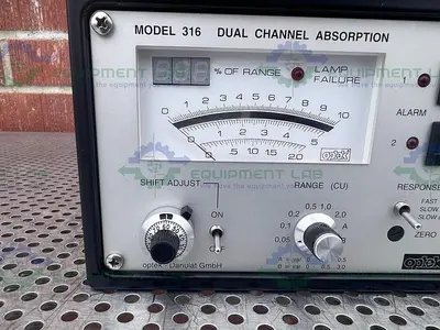 USED OPTEK 316 DUAL CHANNEL ABSORPTION METER  115/230V
