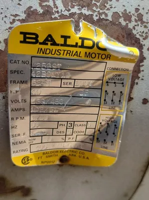 USED BALDOR 40HP