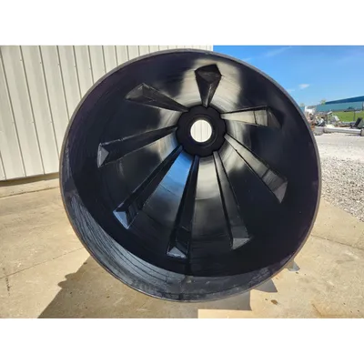 Used 35" Dia. X 12' Long Polymer Rotary Coating Drum Tumbler