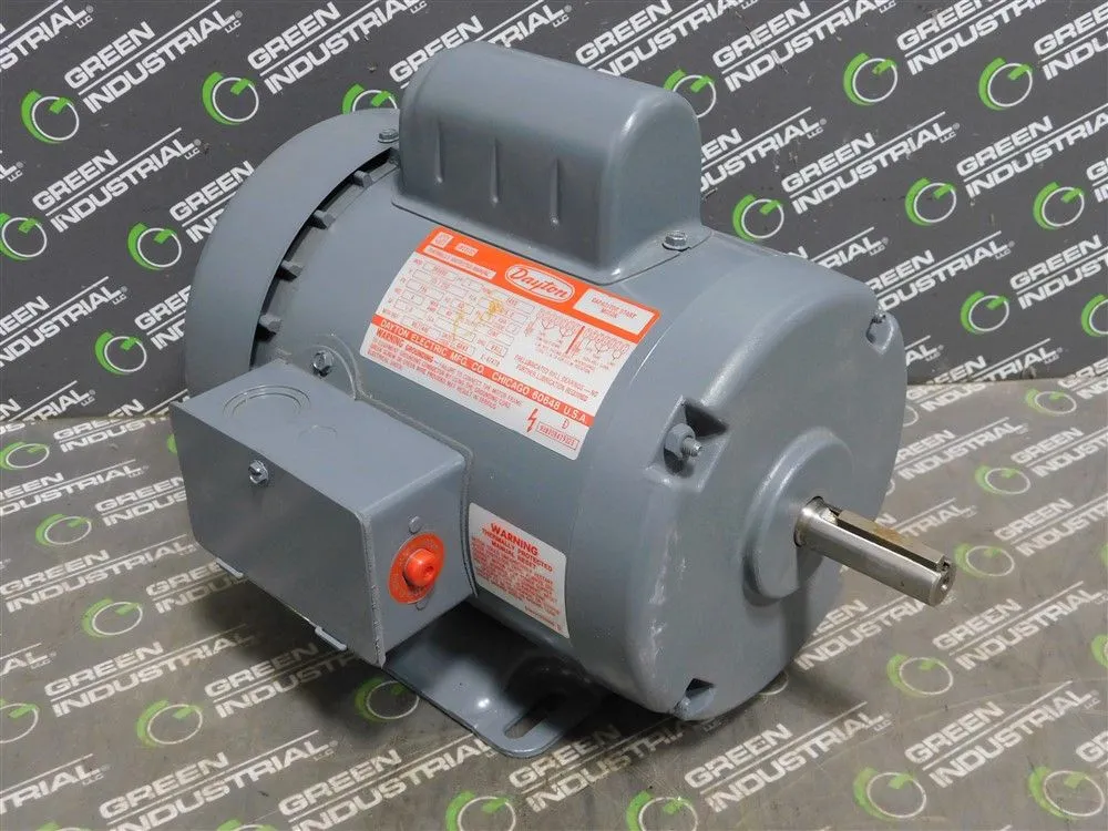 Dayton 5K960E Capacitor Start Motor 1HP 3450RPM 115/230V F56 Frame 60Hz New No Box