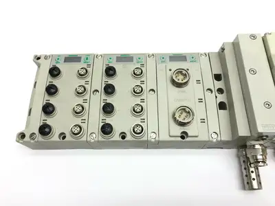 USED NUMATICS 240 SERIES MANIFOLD VALVE BANKS ASSEMBLY