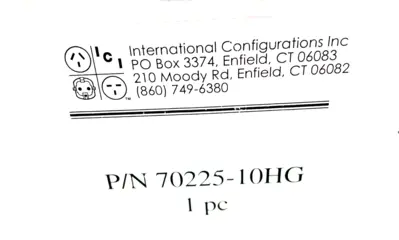NEW INTERNATIONAL CONFIGURATIONS 70225-10HG GFCI OUTLET 7022510HG