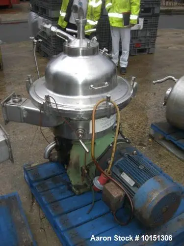 Used WESTFALIA SA-20-06-076 Disc Automatic Centrifuges Illinois US | Aaron Equipment #84647