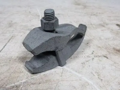 2" Conduit Pipe Tube Galvanized Malleable Iron Clamp Parallel Lot of 5
