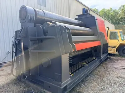 Used 2014 AKYAPAK AKS 30/35, 1-3/4" X 10' WITH SUPPORTS Plate Bending Rolls including Pinch Arkansas US | SMF MACHINE TOOLS #301312