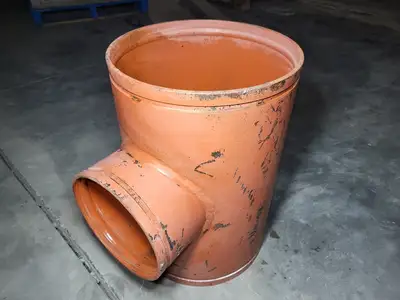 15"x15"x10" Grooved End Reducing Tee Fitting